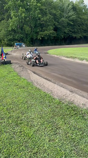 Some backyard kart racing for Father’s Day weekend #kartracing #gokart #racing #dirttrack #circletrack #backyard #backyardfun | Isiah Salter