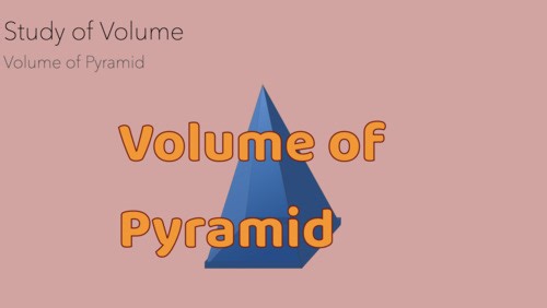 MONTESSORI GEOMETRY: Study of Volume (Pyramids) Presentation