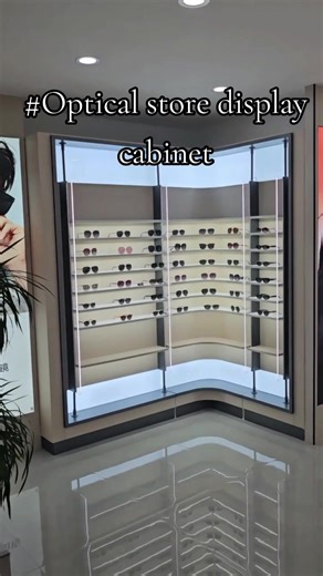 Modern style optical store display cabinet design customization #Optical store display cabinet #Optical store design #Optical display cabinet