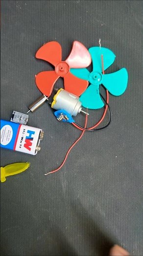 Diy DC Motor Fan Project Making #youtubeshorts #diy #dcmotor #craft #schoolproject #making #dc
