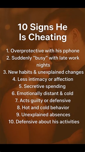 58K views · 354 reactions |  10 Signs He Might Be Cheating Sometimes...