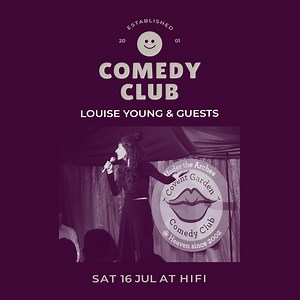 Comedy continues this Saturday with hilarious Geordie comic Louise Young Comedy, Irish funny man Kieran Lawless, ‘Scottish Comedian of the Year’ winner Daisy Earl and quick-witted banter merchant Dave Twentyman.  | Hifi Club Leeds | Facebook