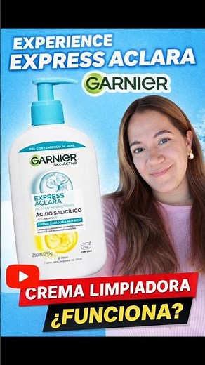 Probé la crema limpiadora de Garnier y esto pasó…#skincare #cuidadodelapiel #garnier