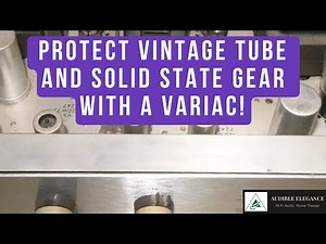 Audio Bargains: Testing and Starting up Old or Unused Audio gear Using a Variac!