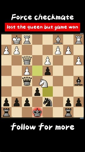 Force checkmate #chess #chessgame