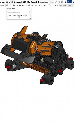 Use display states to hide or show groups of components in #Onshape 🧠
