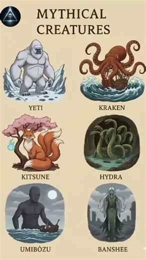 These Mythical Creatures Were Caught on Camera… Or Were They? 👀#creatures #shorts #viralshorts #fyp