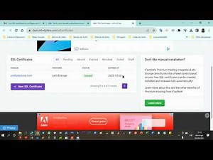 Como Renovar El Certificado SSL en Infinity Free totalmente gratis y rapido