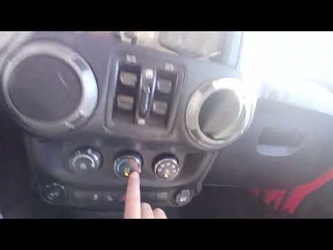 How to Turn On Front and Rear Defrost in a Jeep Wrangler (2007–2017)