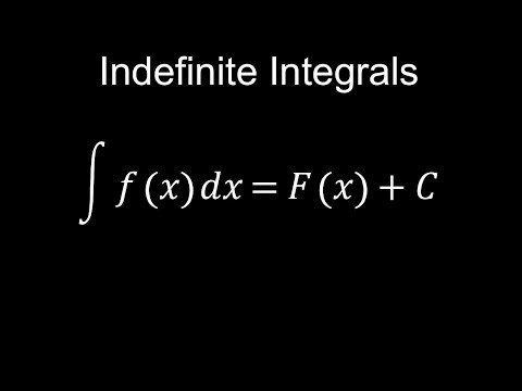 Indefinite Integrals, Antiderivatives, Power Rule, Trig, Inverse, Log, Exp, Examples - Calculus