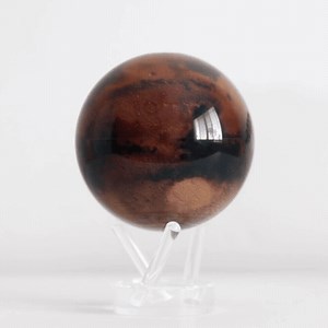 Mars Globe - Ambient Light Powered Red Planet Decor