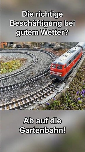 🚆 Gartenbahn im Frühling ☀️🌿 | Spur G in Aktion #Shorts