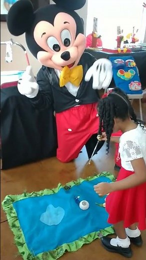 houston-mascot-party-character-mouse-mickey-get-ball-from-pond-birthday-celebration-richmond-texas