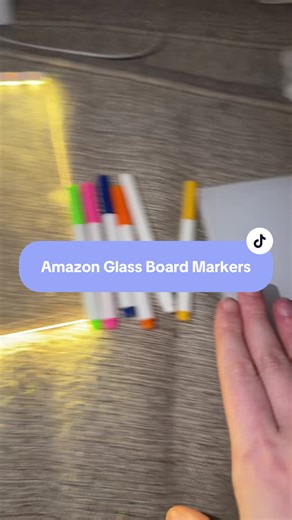 Satisfying ASMR Writing with Glass Board Markers