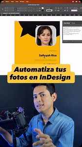 🤓Diseños automáticos con fotos en InDesign para que hagas #tarjetasdepresentacion #etiquetas #credenciales #gafetes #diplomas o cualquier #diseñoeditorial #diseñografico #excel #basededatos #datamerge #combinaciondedatos | GeekFeed