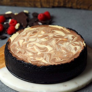 Chocolate Marble Cheesecake | Twisted