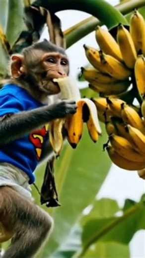 " Eating bananas on a plantation is very fun " #banana #plantation