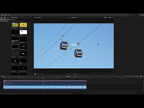 Object Tracking in Final Cut Pro - Text Follow a Moving Object