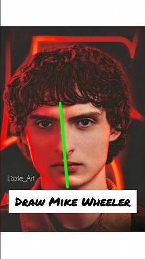 How to draw Mike Wheeler 🎒⚡ | Stranger Things #fanart #Shorts #netflix