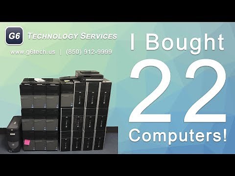 I Bought 22 Computers at a Liquidation Auction!