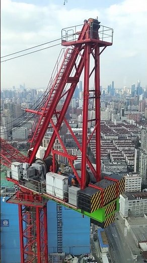 Luffing crane #towercranes #cranes #luffing crane #planthire #ConstructionEquipment #Construction