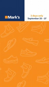 1M views | Take 25% off a huge range of full-priced* footwear during the Massive Shoe + Boot Sale on now from September 25-27 only. | Mark's | Facebook