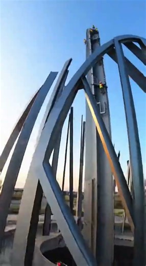 🇺🇸 Building a Modern Circular Glass HQ from Scratch (Satisfying Timelapse) #designinspiration