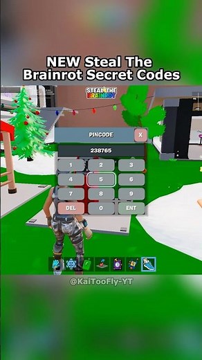 NEW Steal The Brainrot Secret Codes 🤫 #fortnite #gaming #stealabrainrot