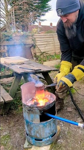 Easy DIY Forge #shorts #forge #diy #forging