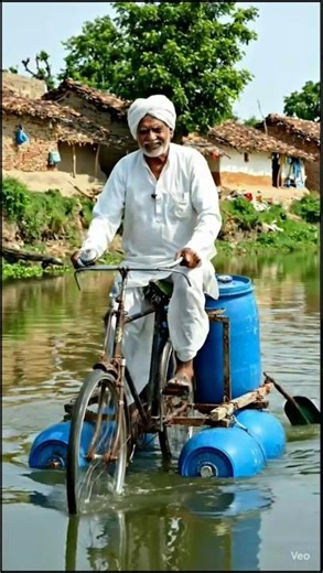 Making ⛵ Boat From Bycycle & Drums #boat #bycycle #drums #shorts #trending #viral #entertainment
