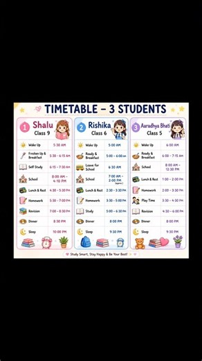 📚 University Time Table 2026 | Daily Study Routine for College Students | Best Study