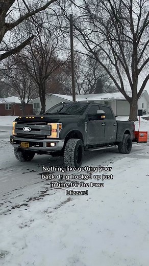 Iowa Blizzard 2022: Snow Plowing and Back Drag Prep
