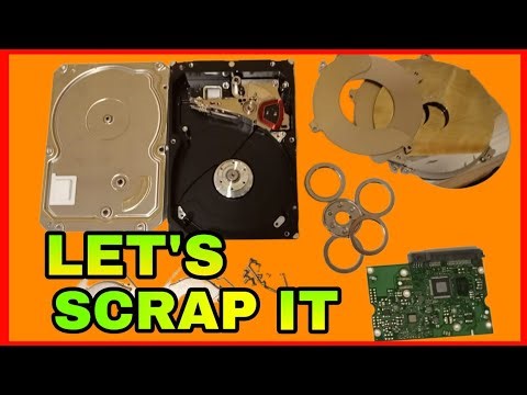 SCRAPPING HARD DRIVES FOR HIDDEN TREASURE: GOLD, SILVER & PLATINUM! #scrapping #gold
