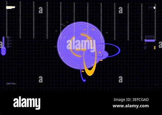 Autonomous HUD Topographical Radar Terrain Scanner: Dashboard : High-fidelity procedural HUD component with native Alpha channel for futuristic UI concepts and motion graphics Stock Video Footage - Alamy