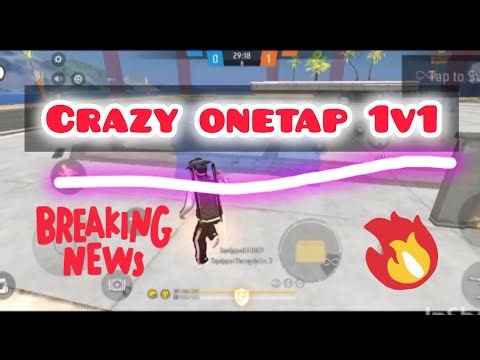 Playing onetap 1v1 in free fire!!