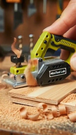 Tiny Oscillating Cutter Cutting Wood 🪵 Mini Tool Power!