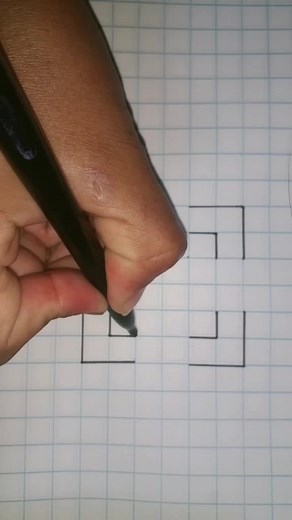 Geometric Pattern Drawing on Graph Paper