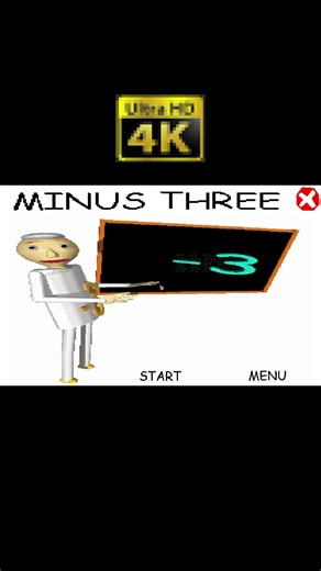 ultra hd 4k graphics -3 drives a car #minusthreebaldi #FYP #mod #baldi #gameplay
