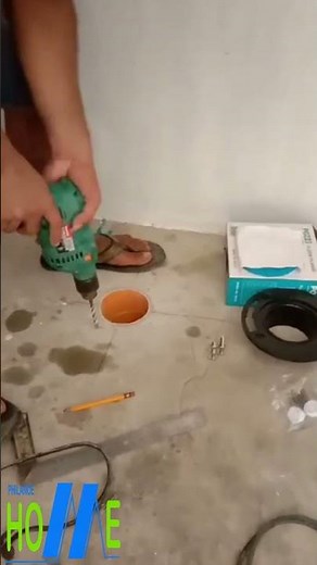 | How we install toilet flange for water closet.