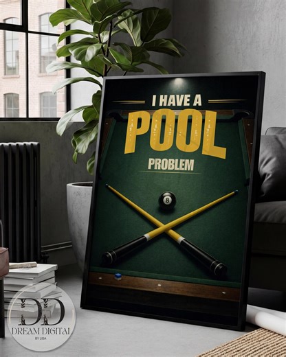 Pool Table Room Sign Printable Poster, Billiards Sign, Sports Quotes, Basement Games Decor, Bar and Lounge Sign (digital) - Etsy UK