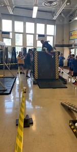 Today we had an obstacle course set up for the kids. They had a blast and really showed their awesome skills | Woodbridge Police Department