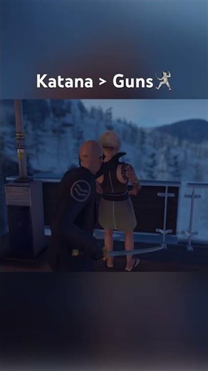 No Gun. Just Katana. #hitman #gaming