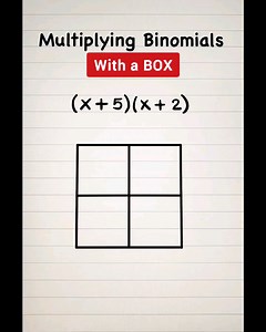 309K views · 6K reactions | Multiplying Binomials using a BOX ❤️ #math #algebra #TeacherGon | Ako si Teacher Gon | Facebook
