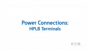 Eaton's High Power Lock Box Terminals: A Better Solution for EVs - Eaton videos