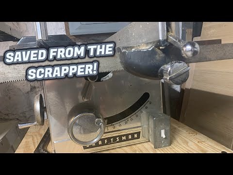 Repairing The Best Table Saw Ever Made - 10" Craftsman Table Saw Restoration