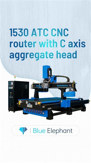 Blue Elephant 1530 disc ATC, replaceable tool, low price, good quality.#woodworkingmachinery#engravingmachine#furniture#woodworkingmachinerymanufacturers#tiktok