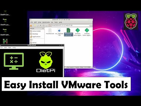 VMware tools in DietPi Virtual Machine | Custom Server
