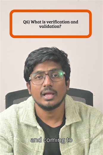 Q6 What is Verification and Validation? 100+ RealTime Manual Testing Interview Q & A Ignitesofttech