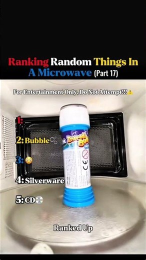 Ranking Random Things In A Microwave Part 17….Don’t Try This At Home😳 #microwave