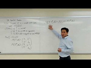 The spectral theorem for operators on complex vector spaces